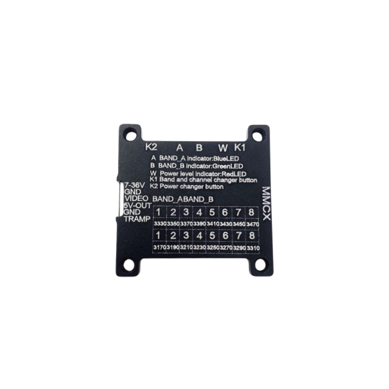 DMKR | 3.3-3.5GHz 4W Long Range FPV VTX Long Range Video Transmitter 16CH 3170-3470 MHz