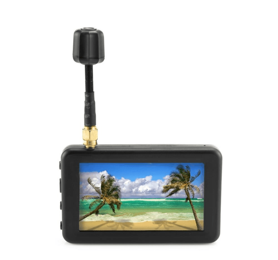 JaribeL 5804 3 Inch FPV Mini FPV LCD Monitor With DVR Built-in Battery For DJI goggles FPV RC Drone DIY Toys - jaribel