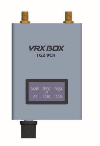 DMKR 1.2GHz VRX Box 9CH(1080MHz-1360MHz) Video Receiver for FPV