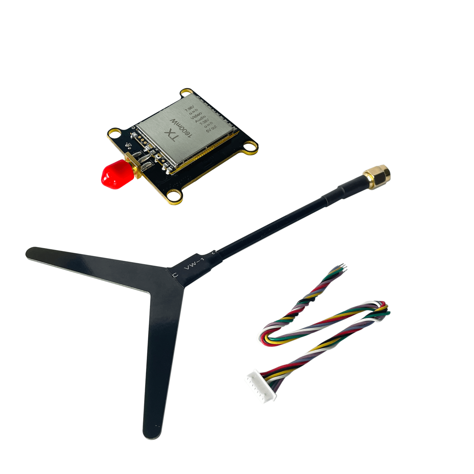 1600mW VTX 1G2 Long Range 1.2GHz - 1.3GHz(9CH,25mW/200mW/1600mW, 2-8S, SMA) - jaribel