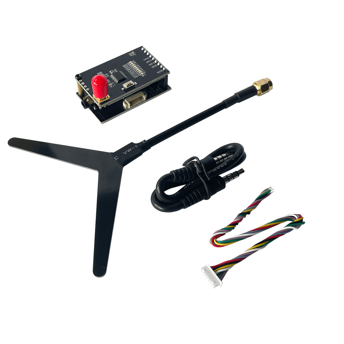 1.2G/1.3G Long range FPV VRX With AV Out 9CH FPV Video Receiver for RC Drone Goggles Monitor (1050MHz-1380MHz) - jaribel