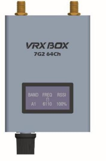DMKR 6-7.2GHz VRX Box 64CH(6110MHz-7210MHz) Video Receiver for FPV
