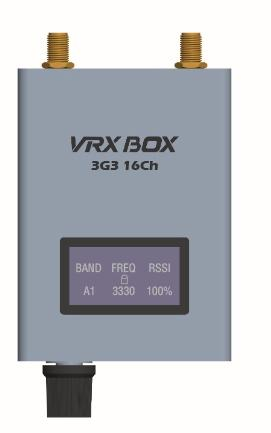 DMKR 3.3GHz VRX Box 16CH(3170MHz-3470MHz) Video Receiver for FPV