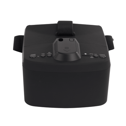 FPV Goggles 800D Pro Replaceable and compatible video receivers of different frequencies 5 inch 800*480 HD screen with DVR build in Battery(w/o receivers) - jaribel