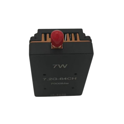DMKR | 6.1-7.2GHz 7W Long Range FPV VTX Analog Video Transmitter 64CH (6110MHz-7210MHz)