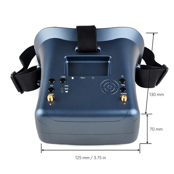 008D FPV Goggle 4.3 inches with 5.8GHz 40CH Receiver