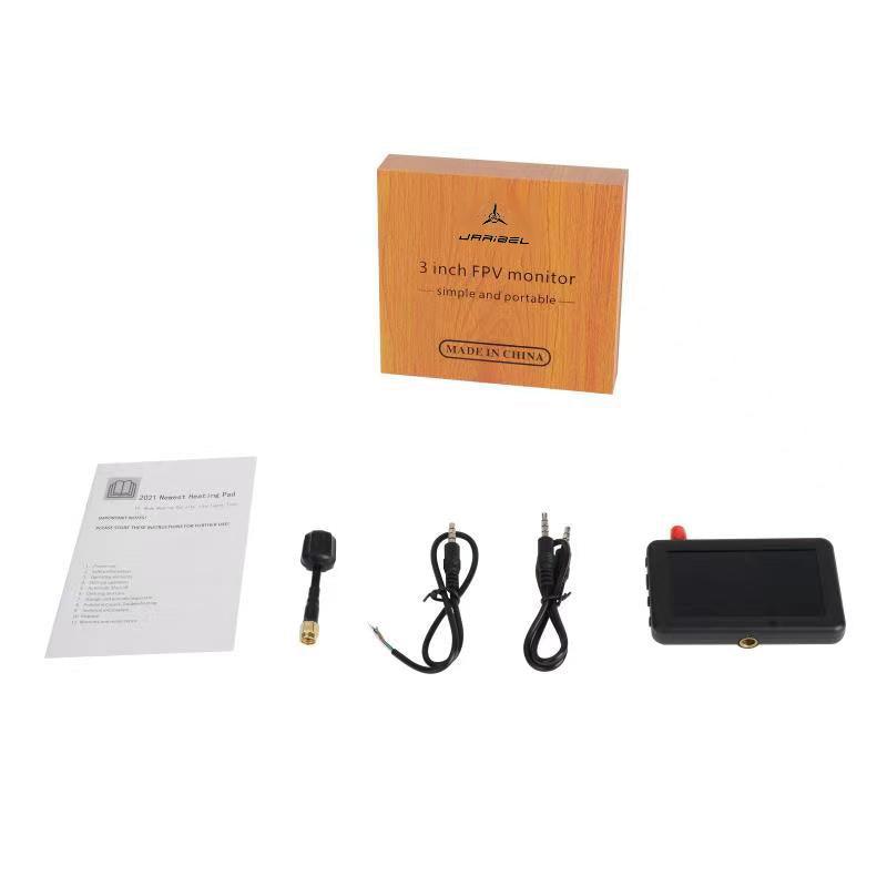 JaribeL 5804 3 Inch FPV Mini FPV LCD Monitor With DVR Built-in Battery For DJI goggles FPV RC Drone DIY Toys - jaribel
